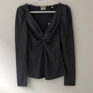 New! Scotch & Soda Navy/Silver top XS